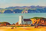 BALLINTOY CHURCH by Donal McNaughton at Ross's Online Art Auctions