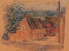 LADYS STREET, LAVENHAM by Alicia Boyle RBA at Ross's Online Art Auctions