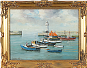 DONAGHADEE HARBOUR by Andrew Hill at Ross's Online Art Auctions