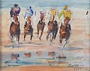 HORSE RACING AT LAYTOWN by Bill O'Brien at Ross's Online Art Auctions