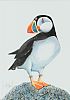 PERCHED PUFFIN by Anne Jolivet at Ross's Online Art Auctions