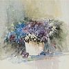STILL LIFE FLOWERS by S. Russell at Ross's Online Art Auctions