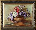 STILL LIFE FLOWERS by McCartney at Ross's Online Art Auctions