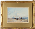 LOW TIDE SCARBOROUGH by Frederick William Hattersley at Ross's Online Art Auctions