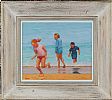 CHILDREN BY THE SEA by Norman J. Smyth RUA at Ross's Online Art Auctions