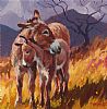 DONKEYS by Donald McNaughton at Ross's Online Art Auctions