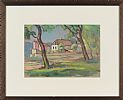 FARM BUILDINGS, TUSCANY by Phoebe Donovan RUA at Ross's Online Art Auctions