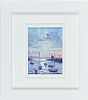 YACHTS IN HOWTH HARBOUR by Bill O'Brien at Ross's Online Art Auctions