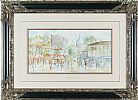 PLACE DU TERTRE, MONTMARTRE by Digley Page at Ross's Online Art Auctions