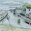 BALLINTOY HARBOUR by A Mon at Ross's Online Art Auctions