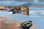 AT ROUNDSTONE HARBOUR by Frank Fitzsimons at Ross's Online Art Auctions