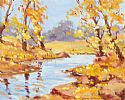 AUTUMN, INVER RIVER by Samuel McLarnon UWS at Ross's Online Art Auctions