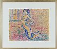 NUDE BY A WINDOW by George Campbell RHA RUA at Ross's Online Art Auctions