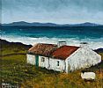 OLD COTTAGE, WEST OF IRELAND by Sean Loughrey at Ross's Online Art Auctions