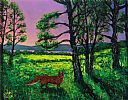 FOX IN THE WOODS by Una Fox at Ross's Online Art Auctions