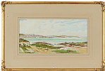 TOWARDS THE CITY FROM THE FOYLE BANKS by Robert Cresswell Boak ARCA at Ross's Online Art Auctions