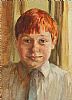PORTRAITS OF TWO CHILDREN by Irish School at Ross's Online Art Auctions