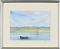 BOATS ON STILL WATER by V. Parker at Ross's Online Art Auctions