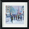 CITYSCAPE IN THE SNOW by A. Curran at Ross's Online Art Auctions