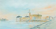 DUN LAOGHAIRE, EAST PIER by Brendan Hayes at Ross's Online Art Auctions