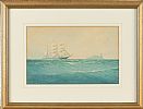 TALL SHIP by W.B. McBroom at Ross's Online Art Auctions
