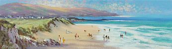 SUMMER'S DAY, PORTRUSH, COUNTY ANTRIM by William Cunningham at Ross's Online Art Auctions