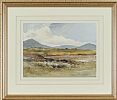 MWEELIN MOUNTAIN, ACHILL ISLAND by Sandra Maze UWS at Ross's Online Art Auctions