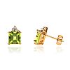 10CT GOLD PERIDOT EARRINGS at Ross's Online Art Auctions