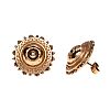 VICTORIAN 9CT GOLD EARRINGS at Ross's Online Art Auctions