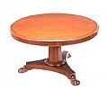 WILLIAM IV MAHOGANY CENTRE TABLE at Ross's Online Art Auctions