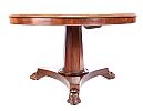 WILLIAM IV MAHOGANY CENTRE TABLE at Ross's Online Art Auctions