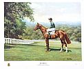 PAIR OF MAHOGANY FRAMED HORSE RACING PRINTS at Ross's Online Art Auctions