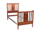 PAIR OF MAHOGANY SINGLE BEDS at Ross's Online Art Auctions
