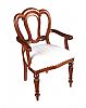 VICTORIAN STYLE MAHOGANY ARMCHAIR at Ross's Online Art Auctions