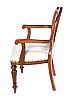 VICTORIAN STYLE MAHOGANY ARMCHAIR at Ross's Online Art Auctions