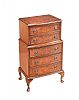 WALNUT MINIATURE CHEST ON CHEST at Ross's Online Art Auctions