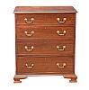 GEORGIAN STYLE MAHOGANY CHEST OF DRAWERS at Ross's Online Art Auctions