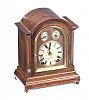 MAHOGANY CASED MANTLE CLOCK at Ross's Online Art Auctions
