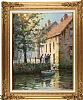 BOYS BY THE CANAL by Ivars Jansons at Ross's Online Art Auctions