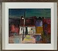 COTTAGES AT NIGHT by Dennis H.  Osborne ARUA at Ross's Online Art Auctions