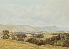 OVERLOOKING THE HILLS by Robert Cresswell Boak ARCA at Ross's Online Art Auctions