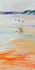 BEACH STROLL, PORTRUSH by Paula McKinney at Ross's Online Art Auctions