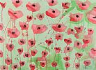 FLOATING POPPIES by Jayne Taylor at Ross's Online Art Auctions