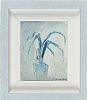 BLUE SPIDER PLANT by Con Campbell at Ross's Online Art Auctions