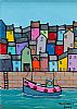 HARBOUR HOMES by Paul Bursnall at Ross's Online Art Auctions