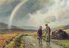 THE RAINBOW, COUNTY ANTRIM by Charles McAuley at Ross's Online Art Auctions