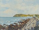 BALLYGALLY, ANTRIM COAST by Denis Gallery at Ross's Online Art Auctions