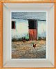 HENS IN THE FARMYARD by Tom Stephenson at Ross's Online Art Auctions