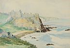DUNLUCE CASTLE, COUNTY ANTRIM by Kevin P. McKay at Ross's Online Art Auctions