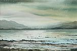 THE MOURNE MOUNTAINS FROM CARLINGFORD LOUGH by Colin McEvoy at Ross's Online Art Auctions